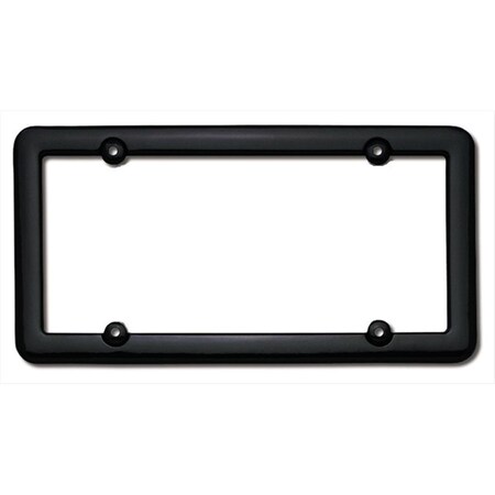Strike3 Nouveau License Plate Frame; Black Plastic ST55956